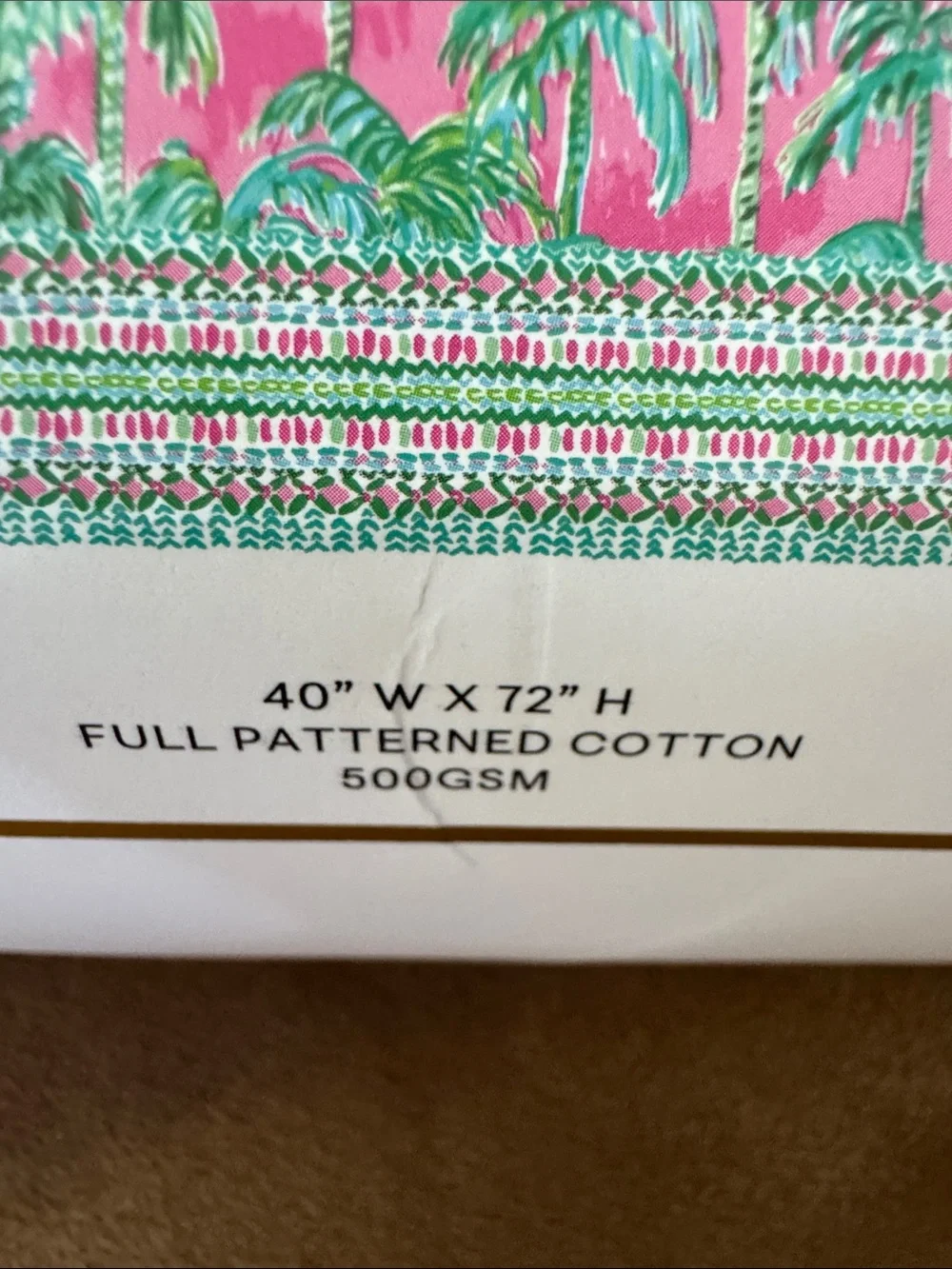 Lilly Pulitzer bright palm